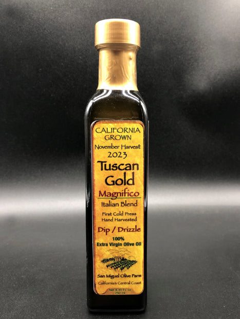 Tuscan Gold Magnifico 2023 total polyphenols 546    Drizzle & Dipping EVOO