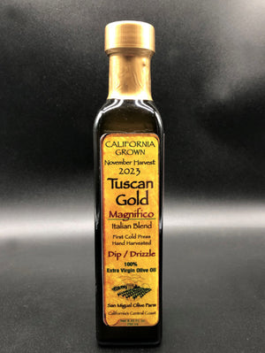 Tuscan Gold Magnifico 2023 total polyphenols 546    Drizzle & Dipping EVOO